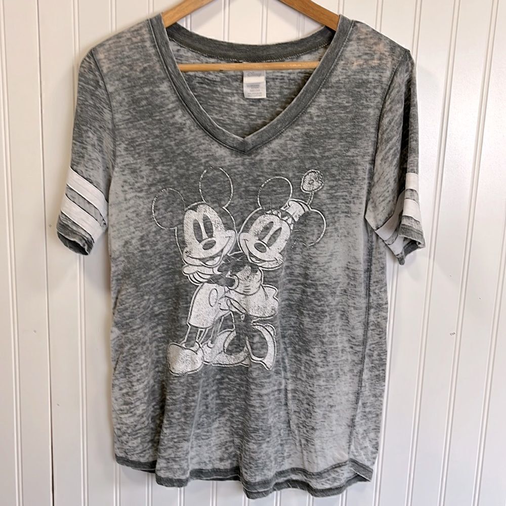 Disney Mickey and Minnie v-neck tee